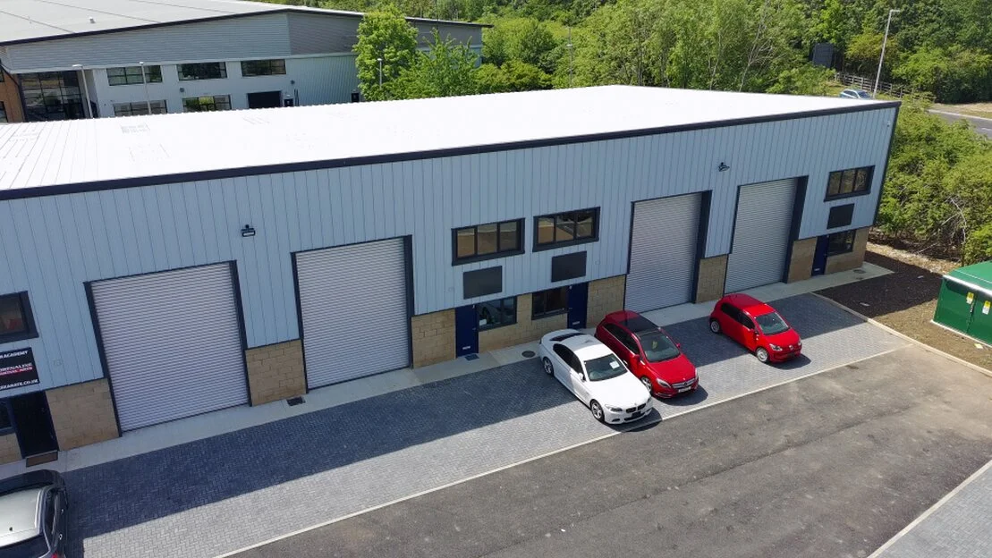 Industrial units with loading and parking space
